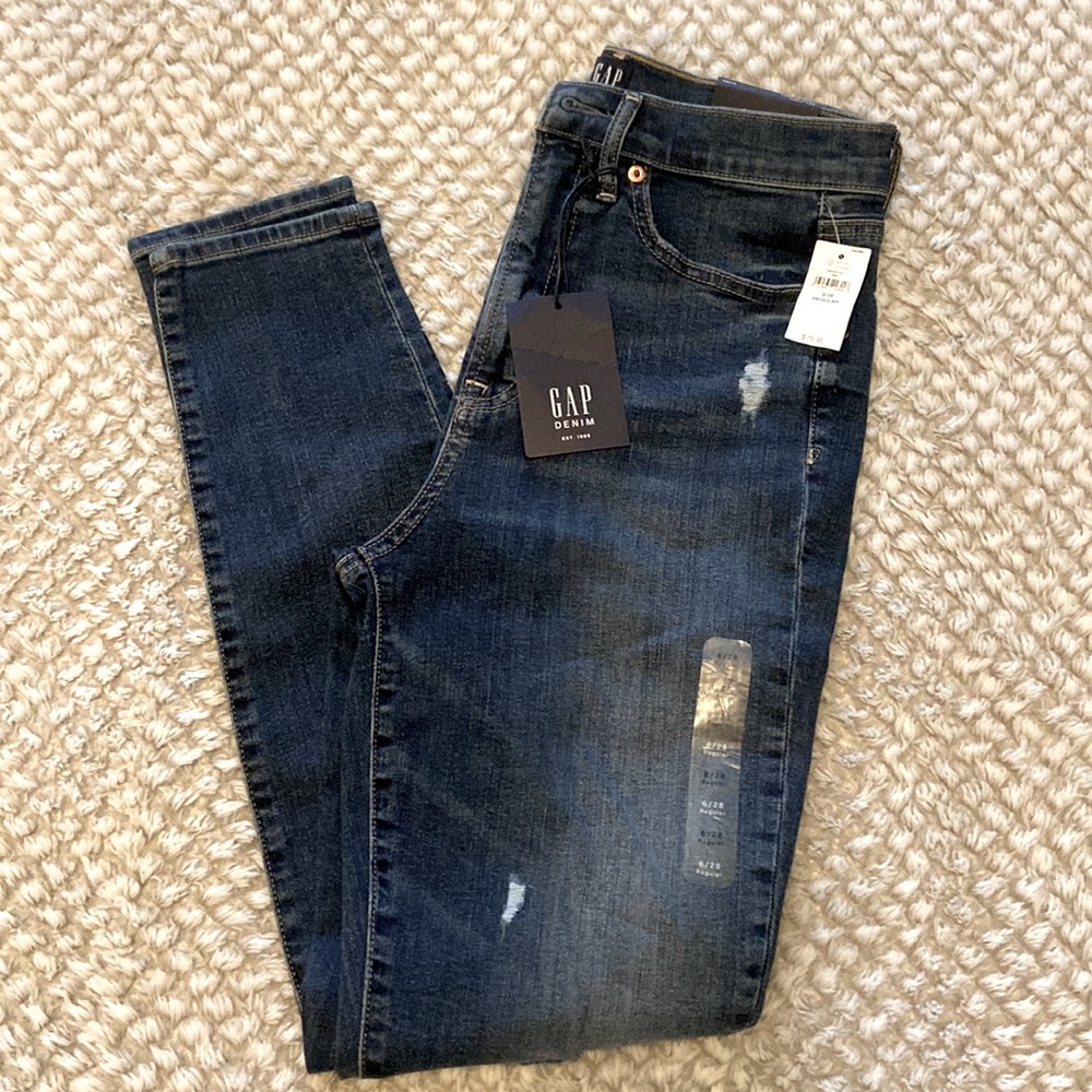 GAP Sky High True Skinny